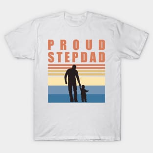 Proud Stepdad - Fathers Day T-Shirt